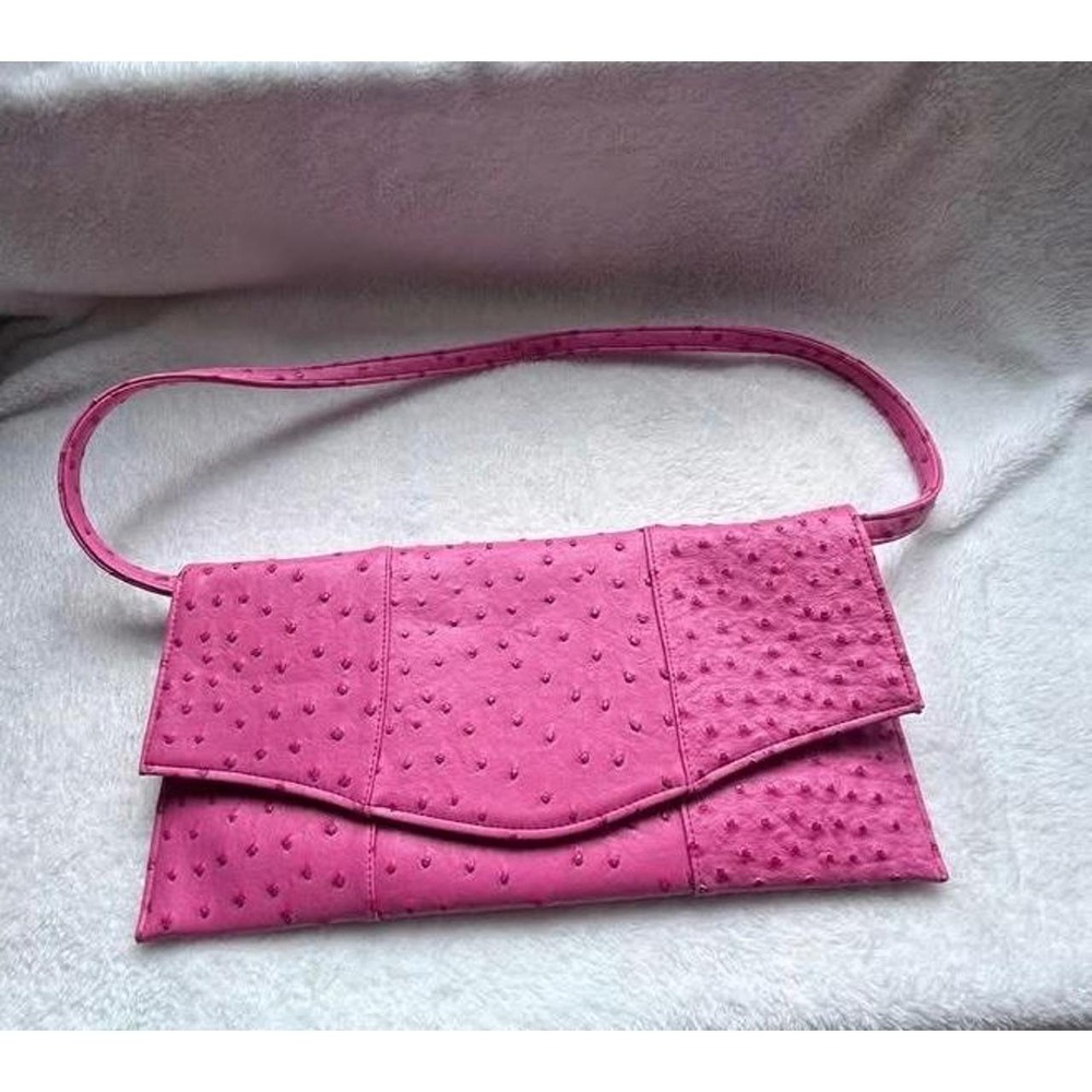 J.Crew Crossbody Bag Womens Small Coral Pink Pebbled Leather Turnlock Purse